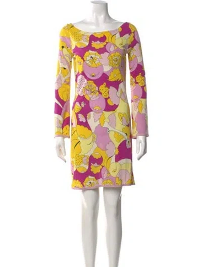 Pre-owned Tibi Silk Mini Dress In Multi