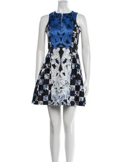 Pre-owned Tibi Silk Mini Dress In Multi