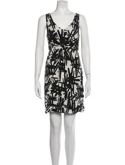 Pre-owned Tibi Silk Mini Dress In Multicolor
