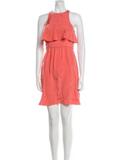 Pre-owned Tibi Silk Mini Dress In Pink