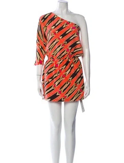 Pre-owned Tibi Silk Mini Dress In Pink