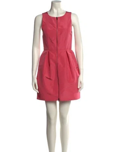 Pre-owned Tibi Silk Mini Dress In Pink