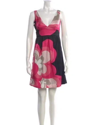Pre-owned Tibi Silk Mini Dress In Pink