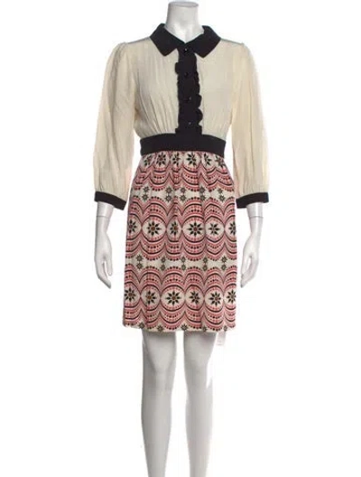 Pre-owned Tibi Silk Mini Dress In Pink