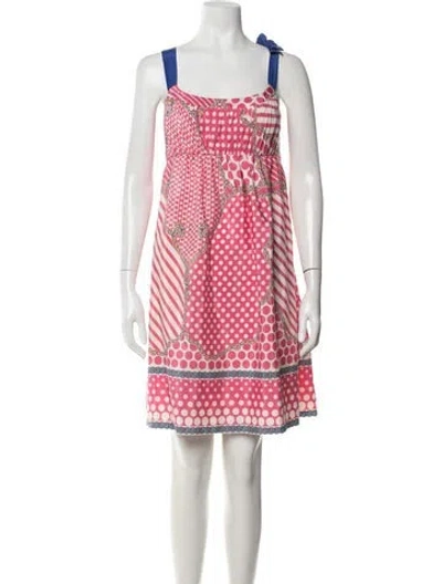 Pre-owned Tibi Silk Mini Dress In Pink