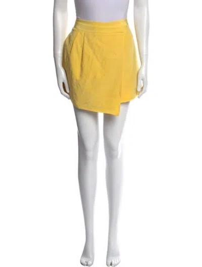Pre-owned Tibi Silk Mini Shorts In Neutral