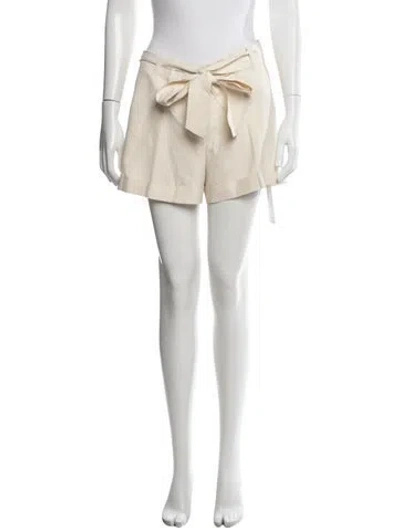 Pre-owned Tibi Silk Mini Shorts In Neutral