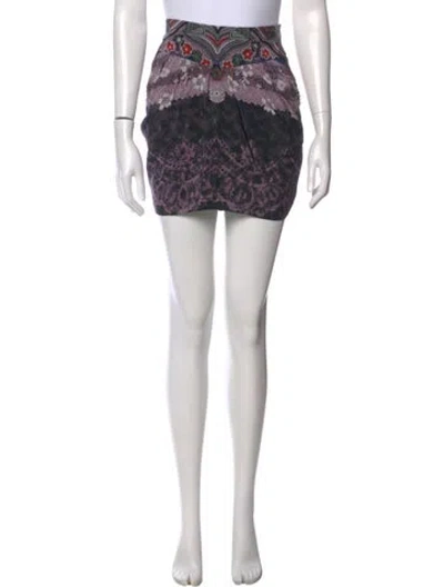 Pre-owned Tibi Silk Mini Skirt In Black