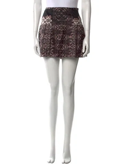 Pre-owned Tibi Silk Mini Skirt In Neutral