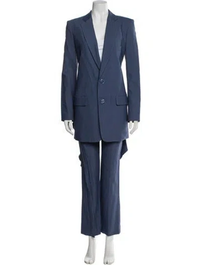 Pre-owned Tibi Silk Pantsuit In Blue