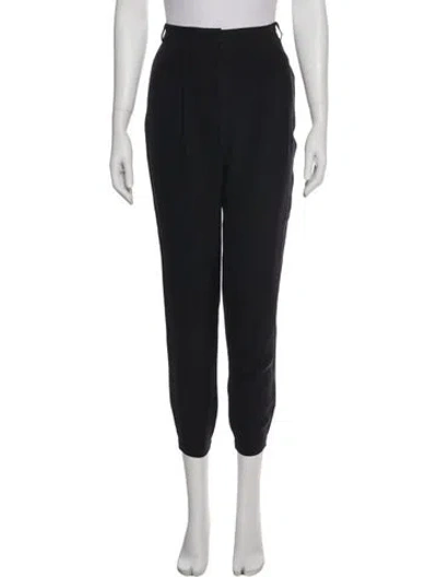 Pre-owned Tibi Silk Skinny Leg Pants In Black