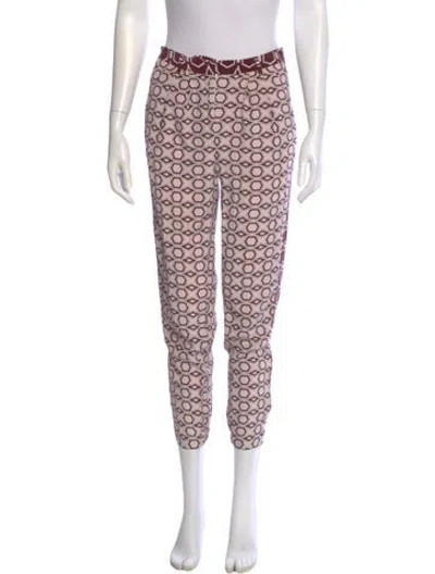 Pre-owned Tibi Silk Skinny Leg Pants In Multi