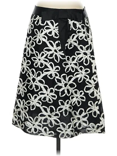 Pre-owned Tibi Silk Skirt In Black