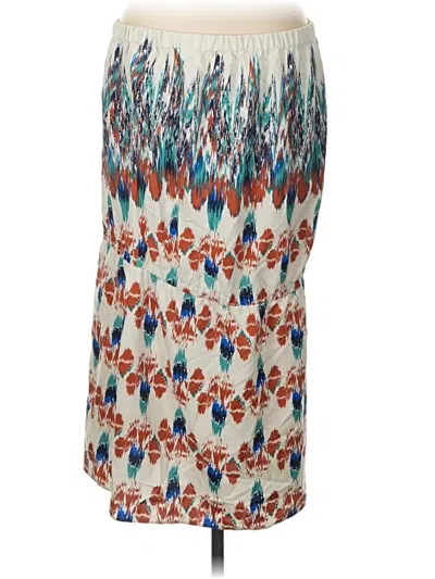 Pre-owned Tibi Silk Skirt In Teal