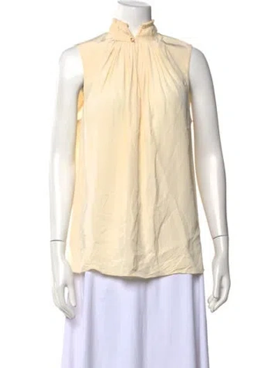 Pre-owned Tibi Silk Sleeveless Top In Neutral