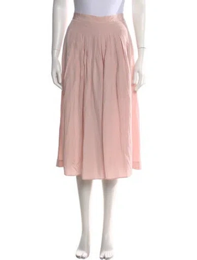 Pre-owned Tibi Silk Wide Leg Pants In Pink