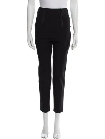 Pre-owned Tibi Skinny Leg Pants In Black