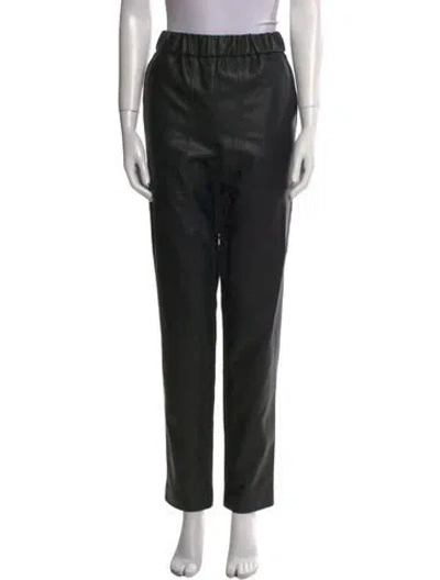 Pre-owned Tibi Skinny Leg Pants In Black