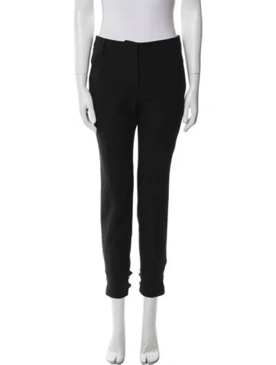 Pre-owned Tibi Skinny Leg Pants In Black