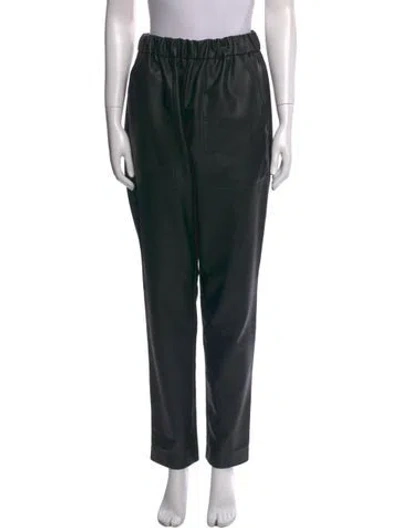 Pre-owned Tibi Skinny Leg Pants In Black