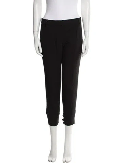 Pre-owned Tibi Skinny Leg Pants In Black