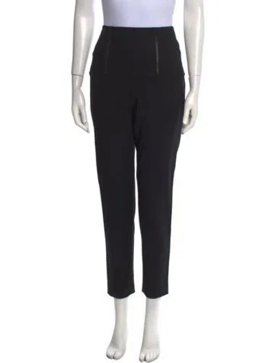 Pre-owned Tibi Skinny Leg Pants In Black