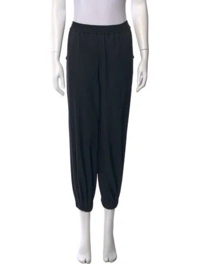 Pre-owned Tibi Skinny Leg Pants In Black