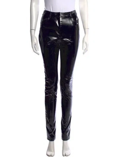 Pre-owned Tibi Skinny Leg Pants In Black