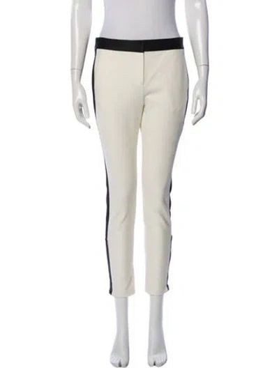 Pre-owned Tibi Skinny Leg Pants In Black/white