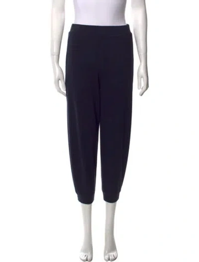 Pre-owned Tibi Skinny Leg Pants In Blue