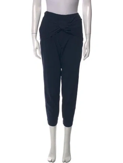 Pre-owned Tibi Skinny Leg Pants In Blue