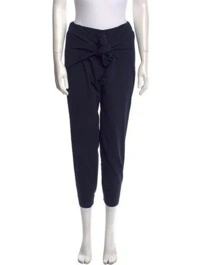 Pre-owned Tibi Skinny Leg Pants In Blue