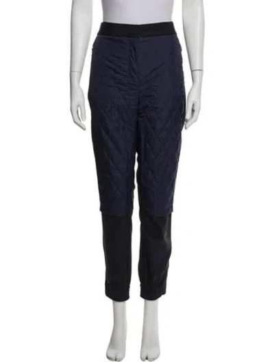 Pre-owned Tibi Skinny Leg Pants In Blue
