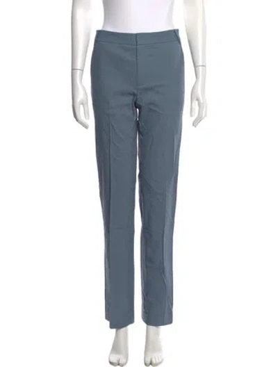 Pre-owned Tibi Skinny Leg Pants In Blue