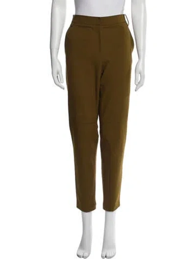 Pre-owned Tibi Skinny Leg Pants In Brown