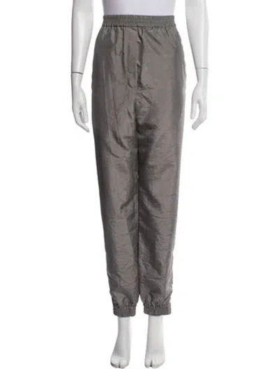 Pre-owned Tibi Skinny Leg Pants In Gray