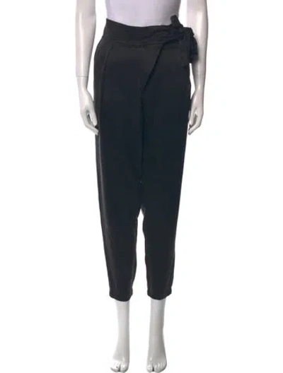 Pre-owned Tibi Skinny Leg Pants In Gray