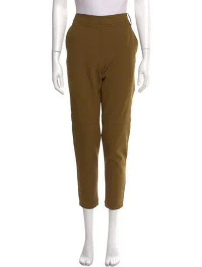 Pre-owned Tibi Skinny Leg Pants In Green