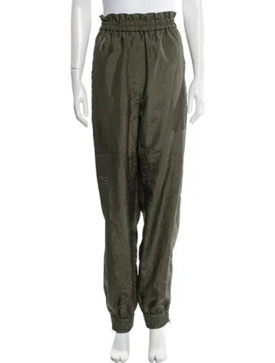 Pre-owned Tibi Skinny Leg Pants In Green