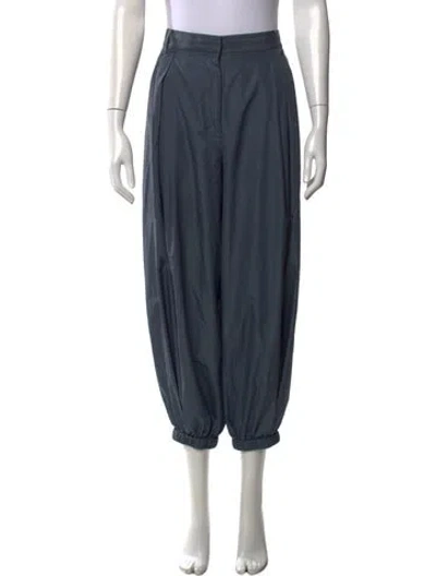 Pre-owned Tibi Skinny Leg Pants In Grey