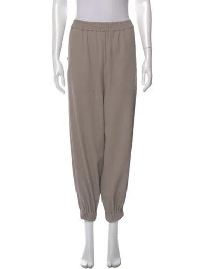Pre-owned Tibi Skinny Leg Pants In Grey