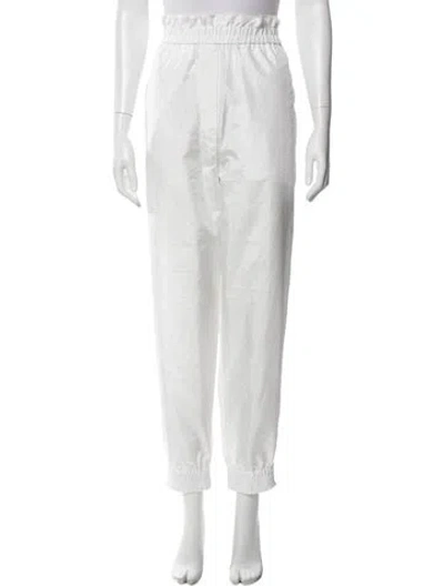 Pre-owned Tibi Skinny Leg Pants In Neutral