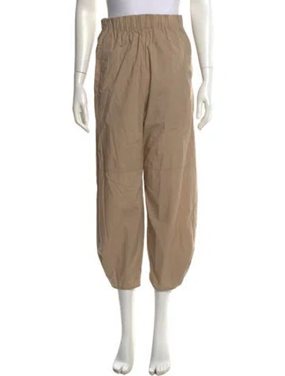 Pre-owned Tibi Skinny Leg Pants In Neutral