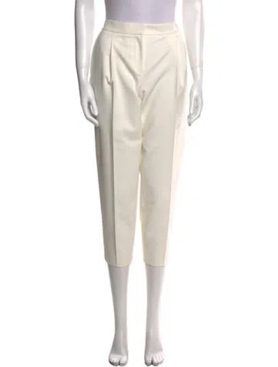 Pre-owned Tibi Skinny Leg Pants In Neutral