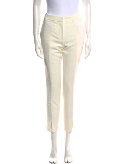 Pre-owned Tibi Skinny Leg Pants In Neutral