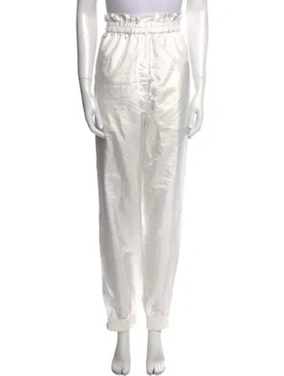 Pre-owned Tibi Skinny Leg Pants In Neutral