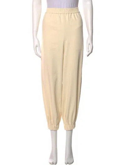 Pre-owned Tibi Skinny Leg Pants In Neutral