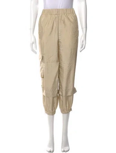 Pre-owned Tibi Skinny Leg Pants In Neutral