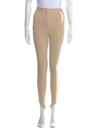 Pre-owned Tibi Skinny Leg Pants In Neutral