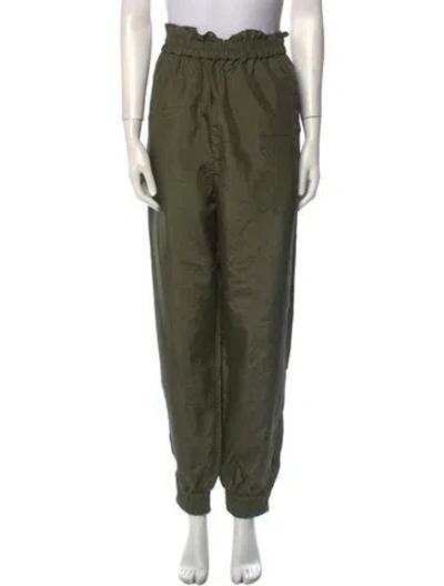 Pre-owned Tibi Skinny Leg Pants W/ Tags In Green